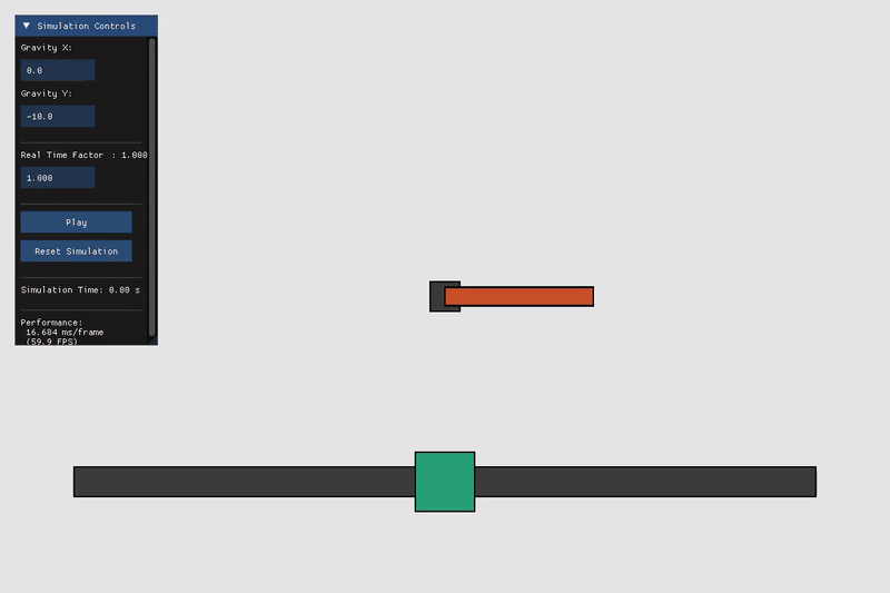 2D joint motor control demo